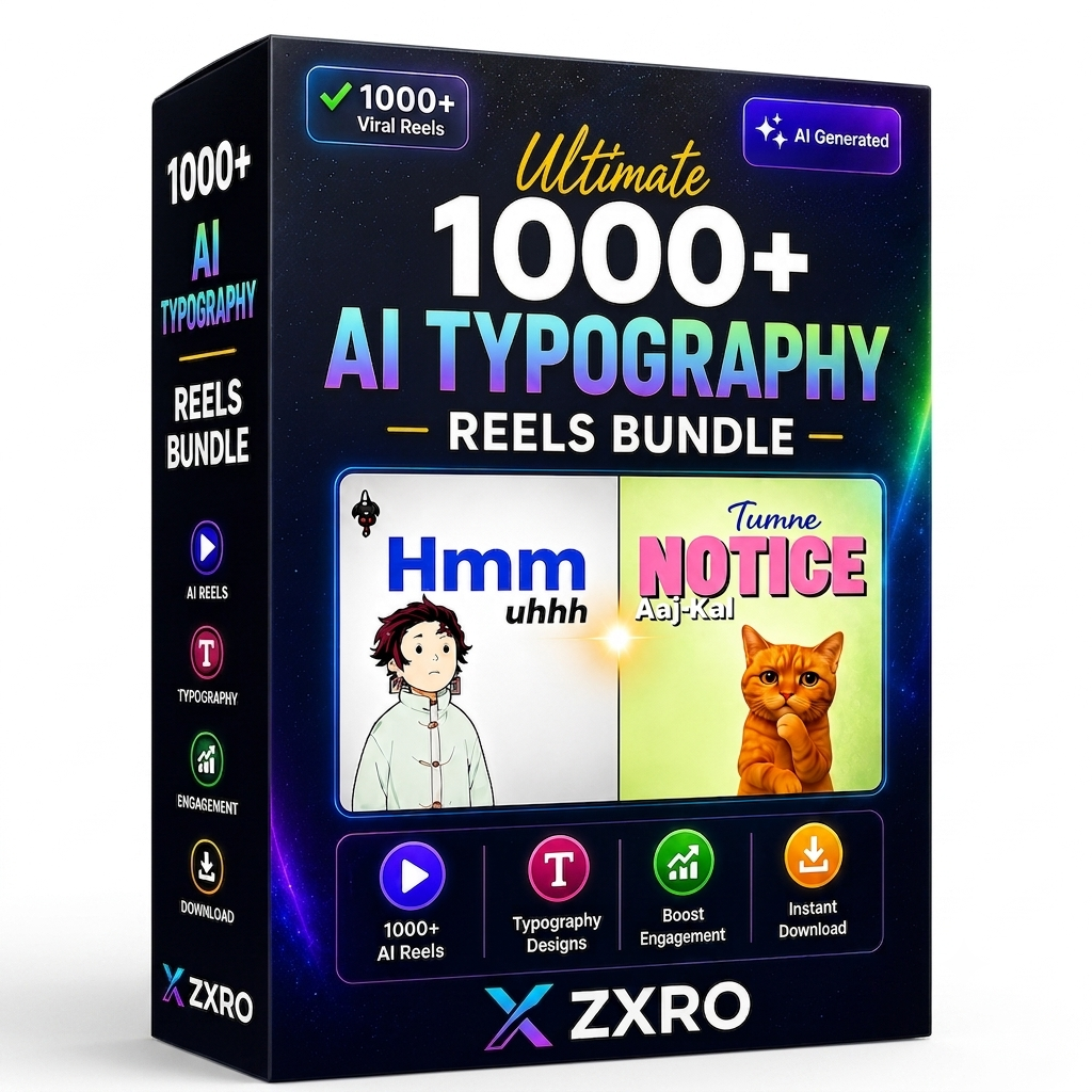 1000+ AI TYPOGRAPHY REELS